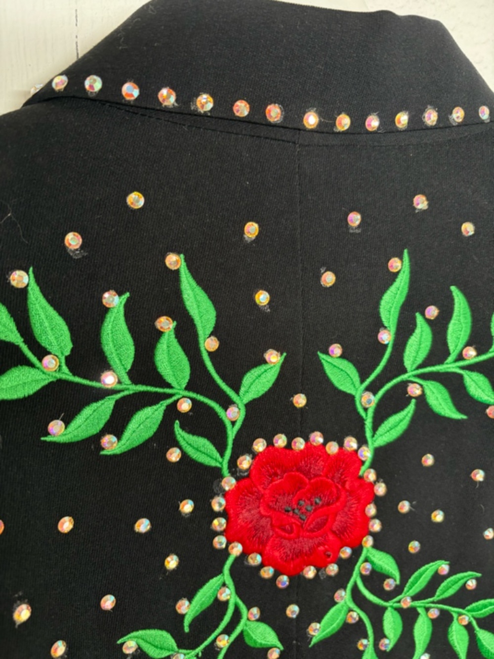 Texas Couture Vintage Rhinestone Blazer - Rodeo - Western - Women's Small - Picture 10 of 12